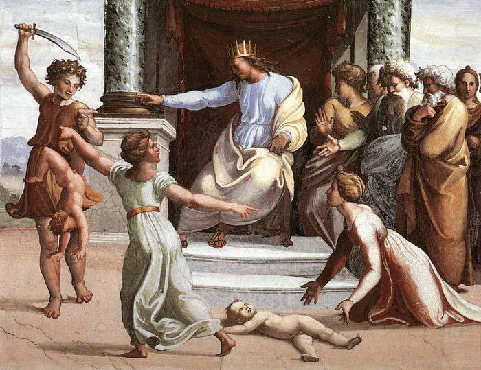The Judgment of Solomon, RAFFAELLO Sanzio